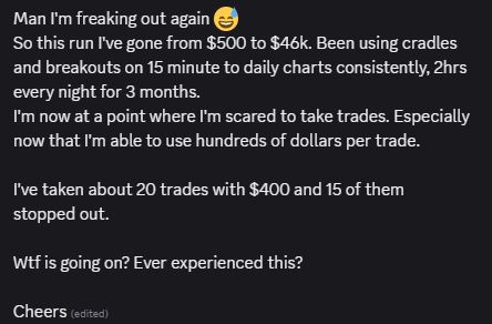 $500 to $46k account growth &mdash; GMC Trading member
