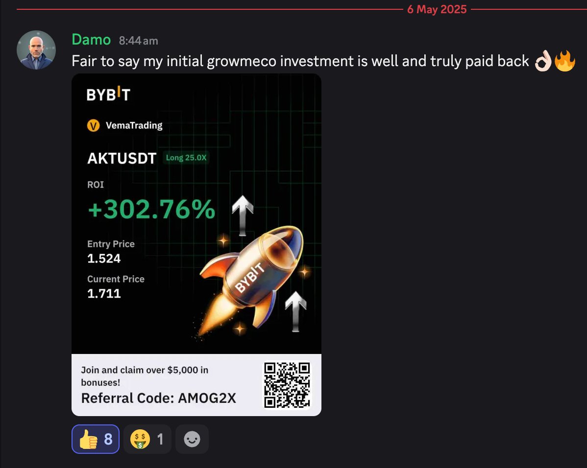Damo &mdash; course investment paid back &mdash; GMC Trading
