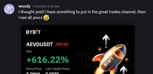 Member-posted trade result